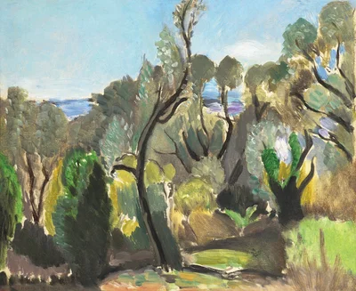 Landscape near Nice (The Olive Trees or Corner of Mont-Boron)