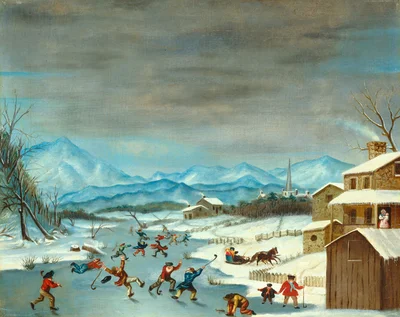 Scène de patinage