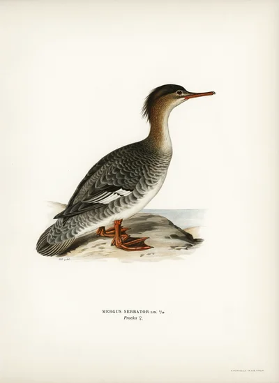 Mergus Serrator (Red-breasted Merganser)