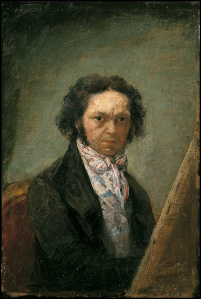 Autoportrait sur toile