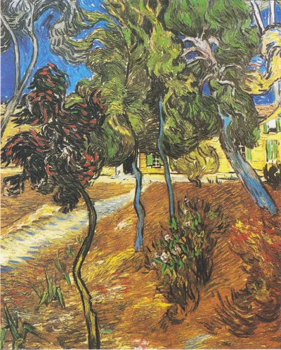 Trees in the Garden of Saint-Paul Hospital
