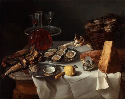 Still Life with Cat