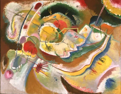 Little Painting with Yellow (Improvisation), 1914