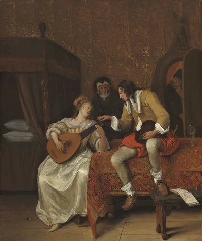 Ascagnes and Lucelle (The Music Lesson)