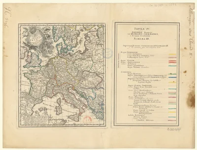 Tabula IV: Imperii Francici vel Romano-Germanici, Schema III