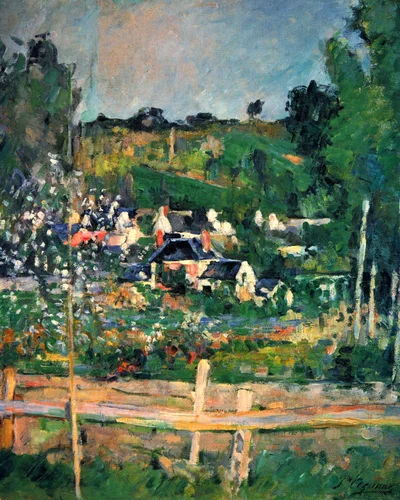 View of Auvers-sur-Oise - The Barrier