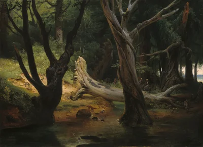 Departure for the Hunt in the Pontine Marshes