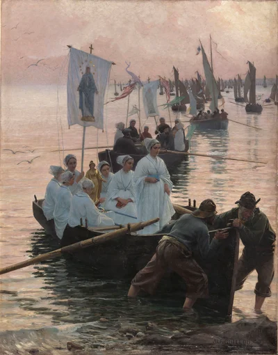 Arrival of the Pardon of Saint Anne at Concarneau