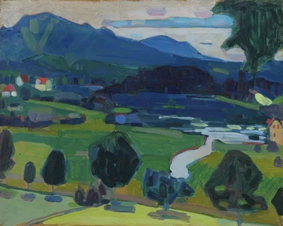 Murnau - View over the Staffelsee