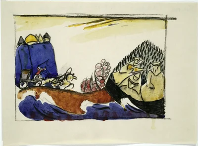 Study for Painting with Troika