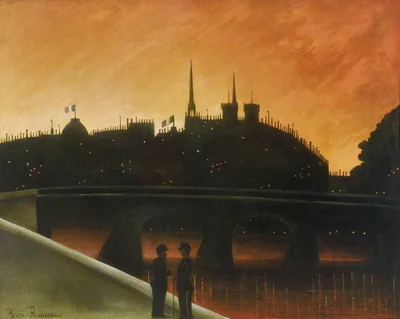 Blick auf die Île de la Cité, Paris