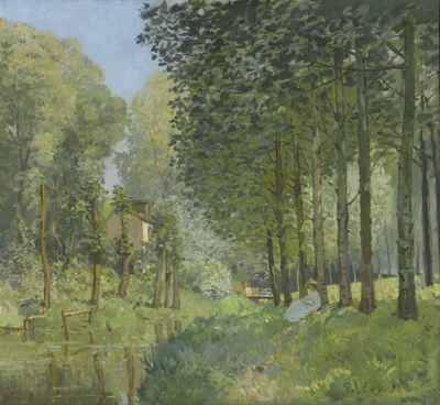 Rest by a Stream, Edge of the Woods