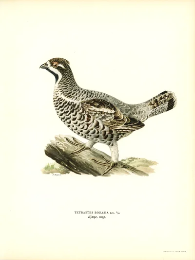 Hazel Grouse (Tetrastes Bonasia)