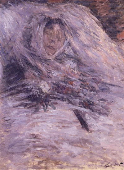 Camille Monet on her deathbed
