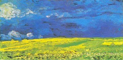 Wheatfield under Thunderclouds