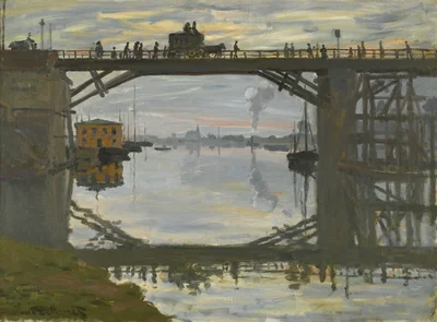 The Highway Bridge under repair