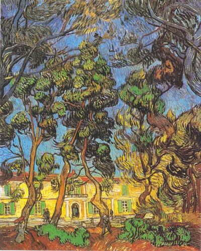 Trees in the Garden of Saint-Paul Hospital