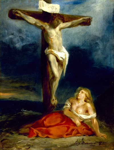 Saint Mary Magdalene at the Foot of the Cross