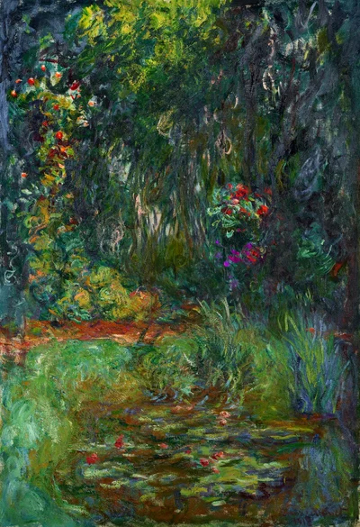 Coin du bassin aux nymphéas