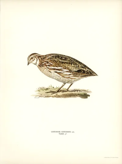 Common Quail (Coturnix coturnix)